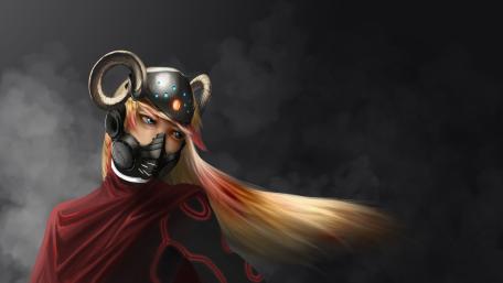 Mystical Masked Avenger in the Shadows wallpaper