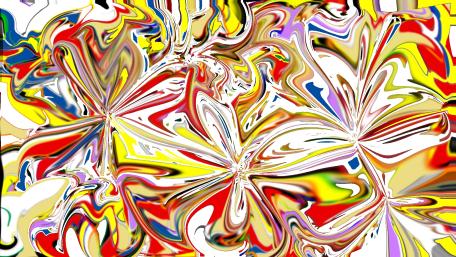 Abstract flowers wallpaper