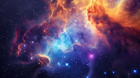 Celestial Dreams AI-Generated Space Art wallpaper