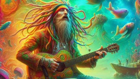 Rasta Dreams: A Psychedelic Music Journey wallpaper