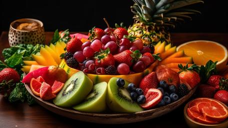 Fresh Fruit Symphony for Gourmet Enthusiasts wallpaper
