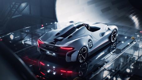 McLaren Elva in Futuristic Display wallpaper