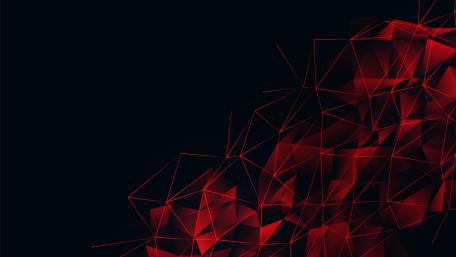 Triangular Fusion in Red and Black wallpaper