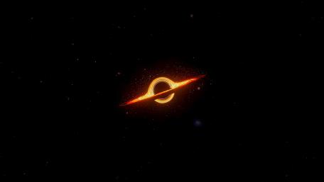 Black Hole Singularity in Stunning AI Art wallpaper