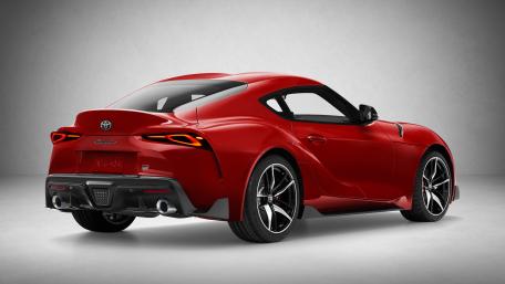 Toyota Supra Elegance in Red wallpaper