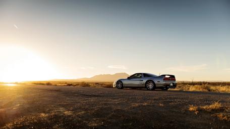 Sunset Speed with the Honda NSX wallpaper