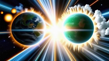 2 planets wallpaper