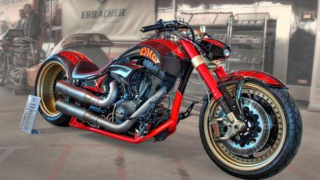 Elite Chopper Showcase Stunning Custom Design wallpaper