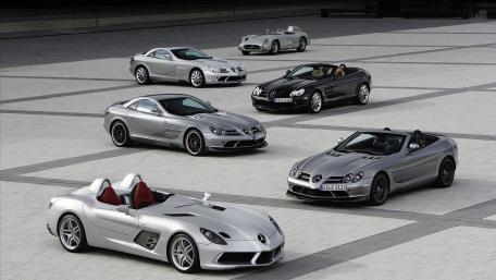 Mercedes Legends in Silver Splendor wallpaper