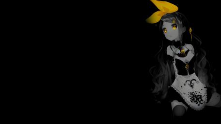 Selective Glow Anime Elegance wallpaper