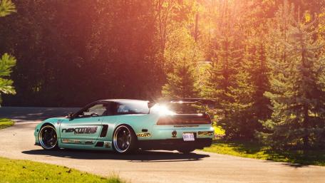 Honda NSX in Morning Serenity wallpaper