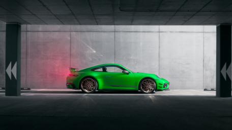Porsche 911 GT2 in Urban Elegance wallpaper