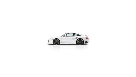 Porsche 911 Minimalist Elegance on White Background wallpaper