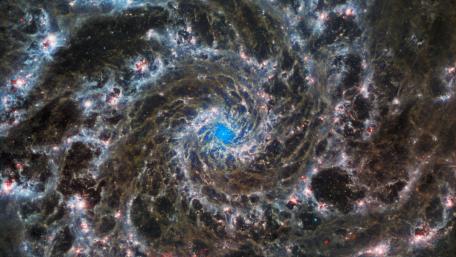 Mystical Dance of the Spiral Galaxy wallpaper