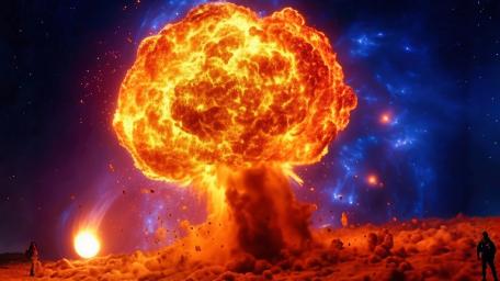 Sun Explosion wallpaper