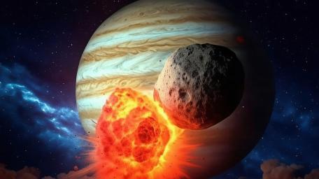 Asteroid Exploding wallpaper