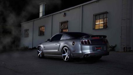 Sleek Night Drive with Vossen Wheels wallpaper