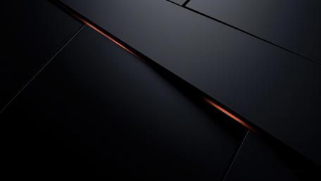 Black and Orange Geometric Elegance wallpaper