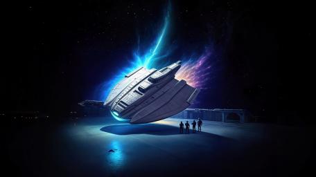 Alien Spaceship wallpaper