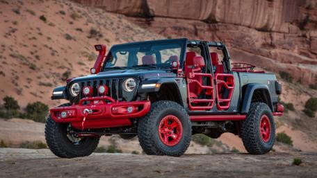 Jeep D Coder Adventure in Rugged Terrain wallpaper