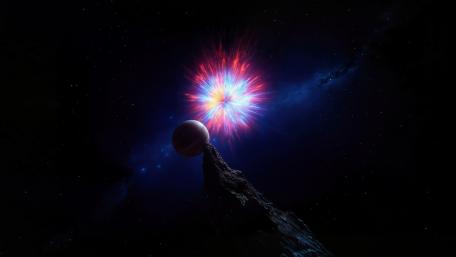 Exploding Star wallpaper