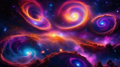 Space Swirls wallpaper