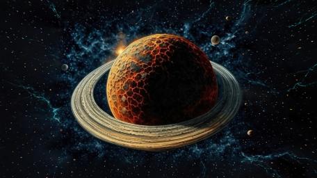 Textured Planet wallpaper