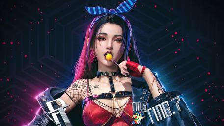 Lollipop Temptation Anime Character in Vivid 4K wallpaper