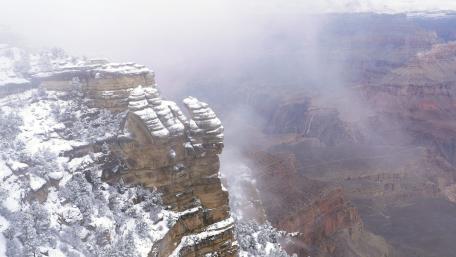 Winter Wonderland at the Grand Canyon National Park wallpaper