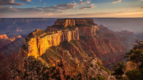 Grand Canyon's Majestic Sunset View wallpaper