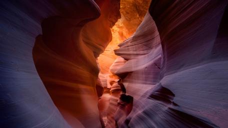 Antelope Canyon's Mesmerizing Rock Formations wallpaper