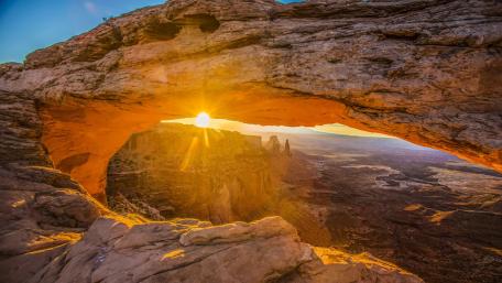 Mesa Arch Sunrise Splendor wallpaper
