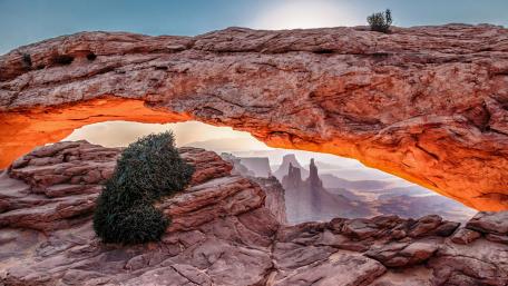 Mesa Arch Sunrise Vista wallpaper