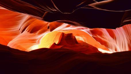 Sculpted Beauty of Antelope Canyon wallpaper