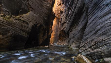 The Majestic Narrows of Zion National Park wallpaper