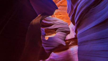 Mesmerizing Hues of Antelope Canyon wallpaper