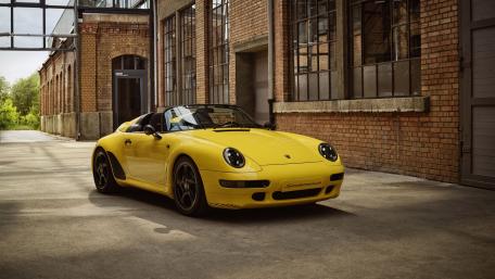 Yellow Porsche 911 Carrera Speedster Charm wallpaper