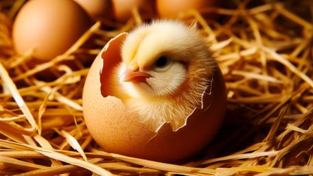 Just hatched chick wallpaper