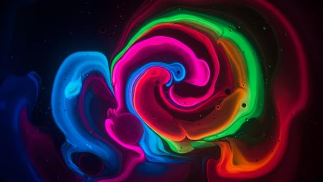 Swirling Vortex of Colorful Dreams wallpaper