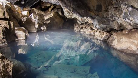 Cavern Tranquility Stunning Underground Lake wallpaper
