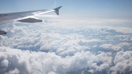 Soaring High Above the Clouds in 4K Quality wallpaper