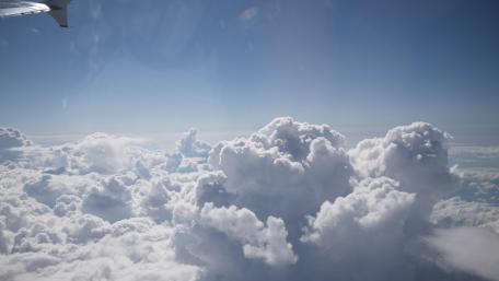 Majestic Clouds from Above in 4K Quality wallpaper