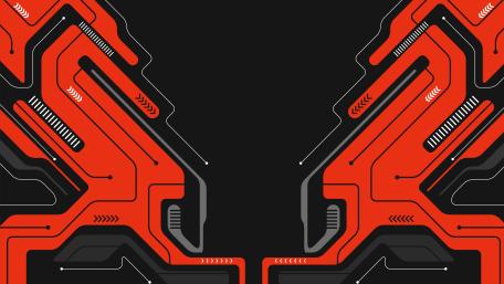 Futuristic Geometric Circuitry Vibes wallpaper