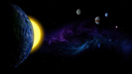 Stellar Horizons AI Created Cosmic Escape wallpaper