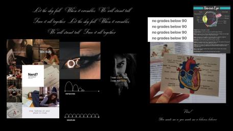 Quotes Collage on Black Background wallpaper