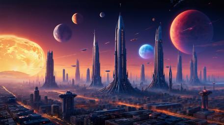 Alien City wallpaper