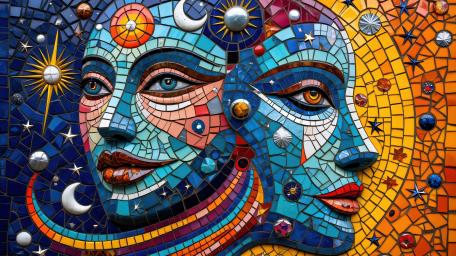 Cosmic Mosaic wallpaper