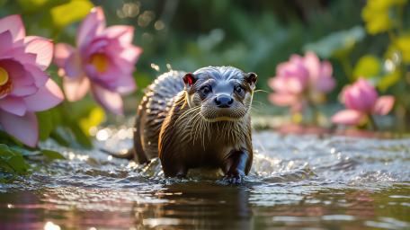 Little Otter wallpaper