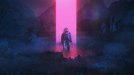 Portal to the Cosmic Unknown wallpaper