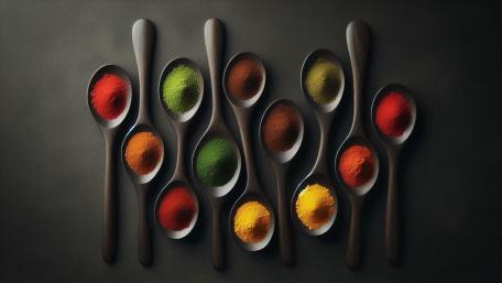 Dark Wooden Spoons wallpaper